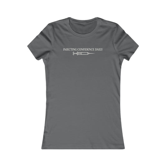 Injecting Confidence Women's Tee | Motivational Shirt, Casual Wear, Self-Love Apparel, Everyday Style
