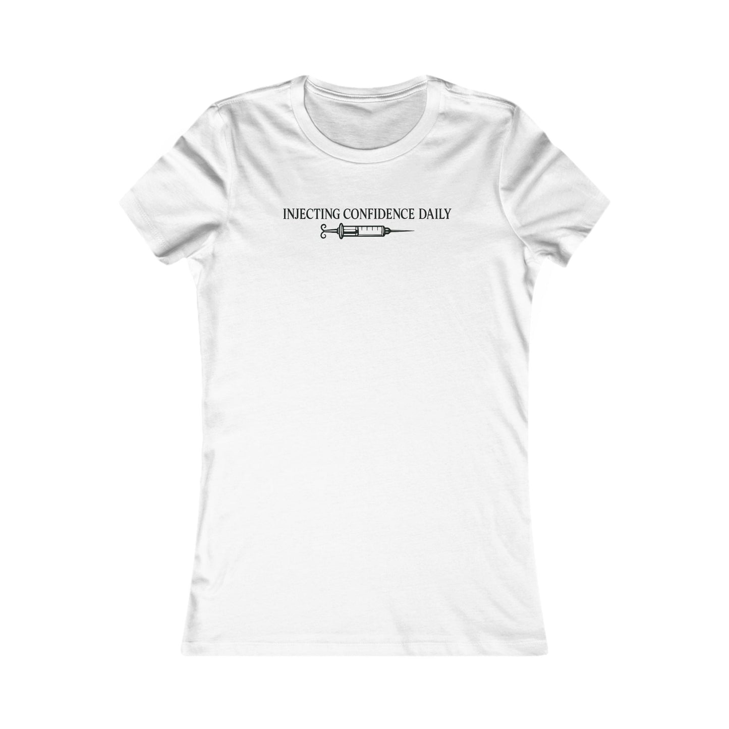 Injecting Confidence Daily Tee - Women's Motivational Shirt