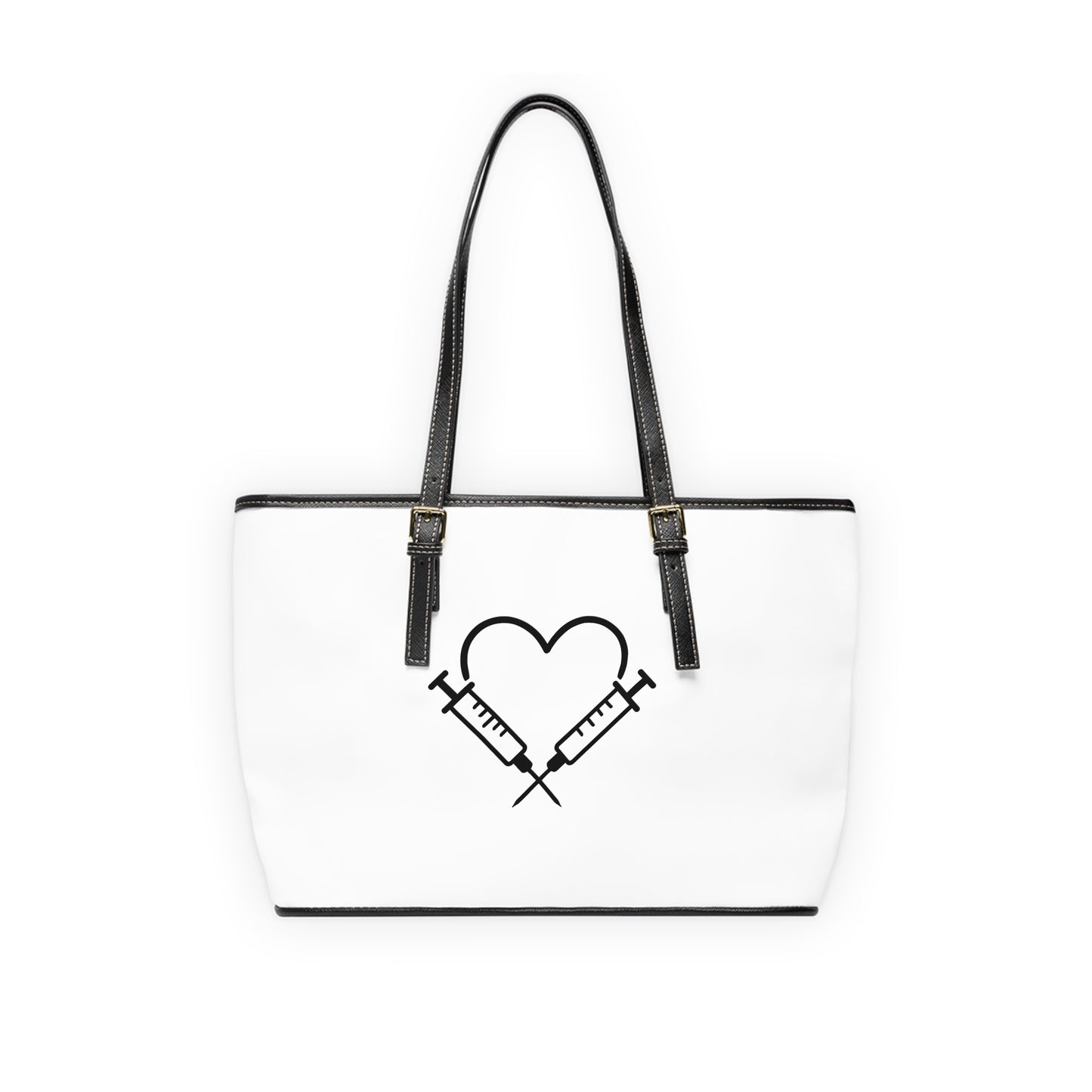 Trendy PU Leather Shoulder Bag - "Botox is Bae" Design